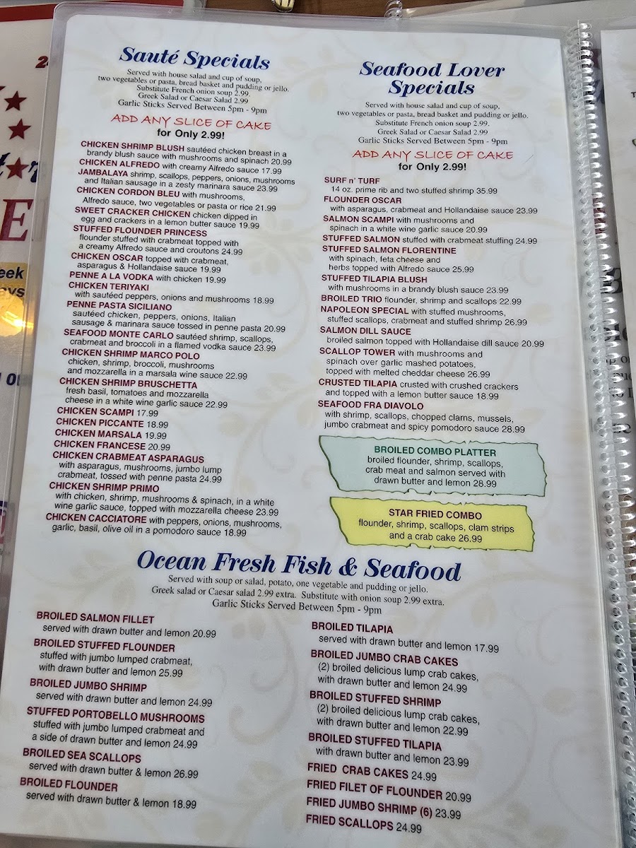 South Star Diner Menu - Image 3